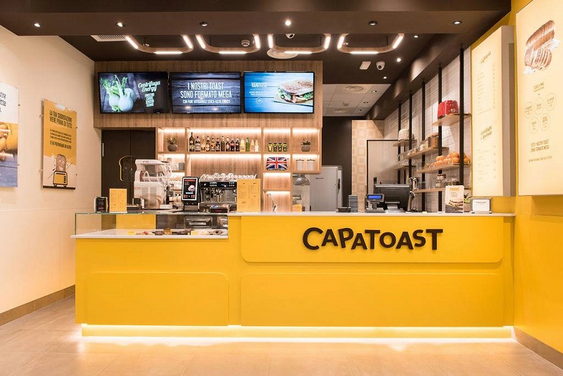 Capatoast continua la crescita in franchising al Centro commerciale Globo